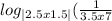 log_{ |2.5x + 1.5| }( \frac{1}{3.5x + 7} ) \leqslant - 1
